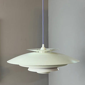 Lamellenlampe weiß lila von Formlight