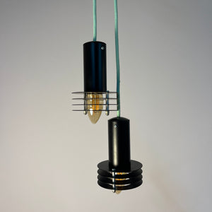 Set: 2x Lamellenlampe schwarz aus Dänemark