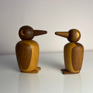 Set: kleiner & großer Pinguin Massivholz aus Dänemark