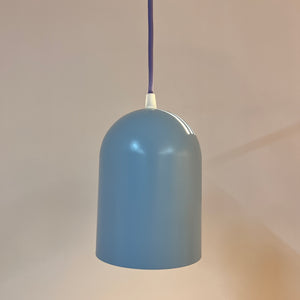 Hängelampe hellblau neu lackiert