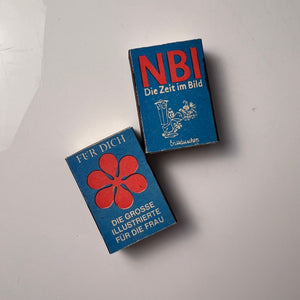 Set: Vintage Streichhölzer VEB Zündholzwerk Coswig  DDR