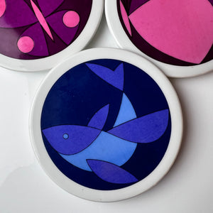 Set: 3x Sammelteller / Wandteller von Ib Antoni für Bing & Grøndahl