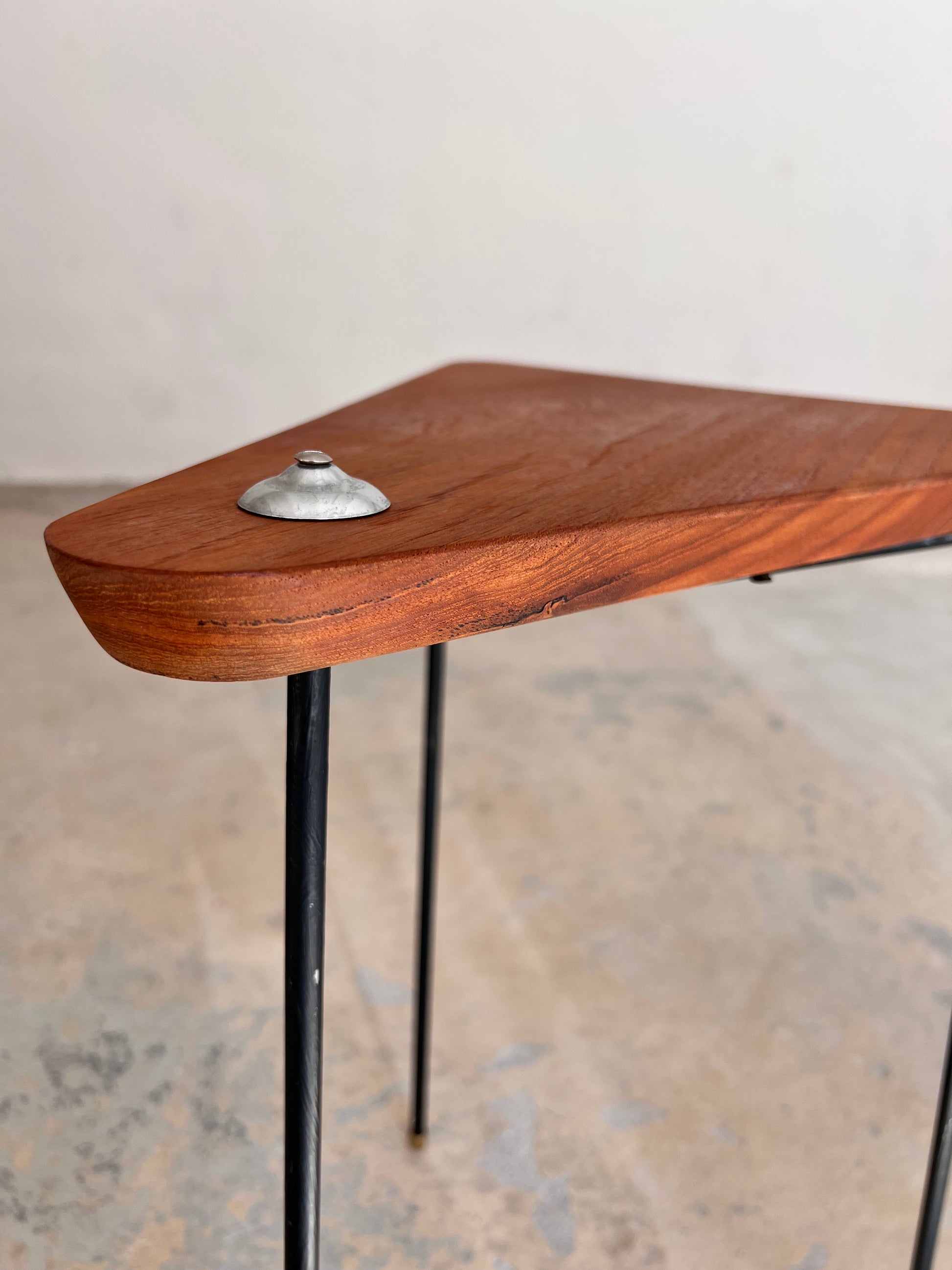 Beistelltisch Dreieck Teak aus Dänemark
