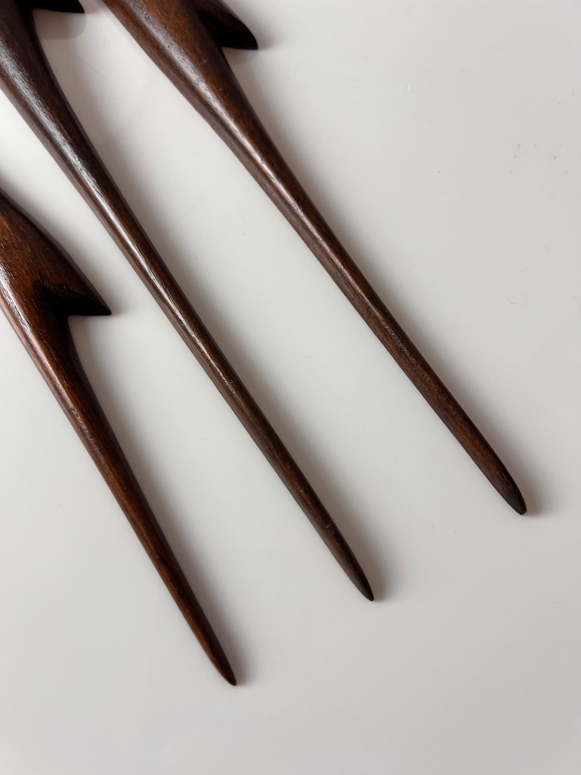 Set: Kranich Trio Teak Wandschmuck