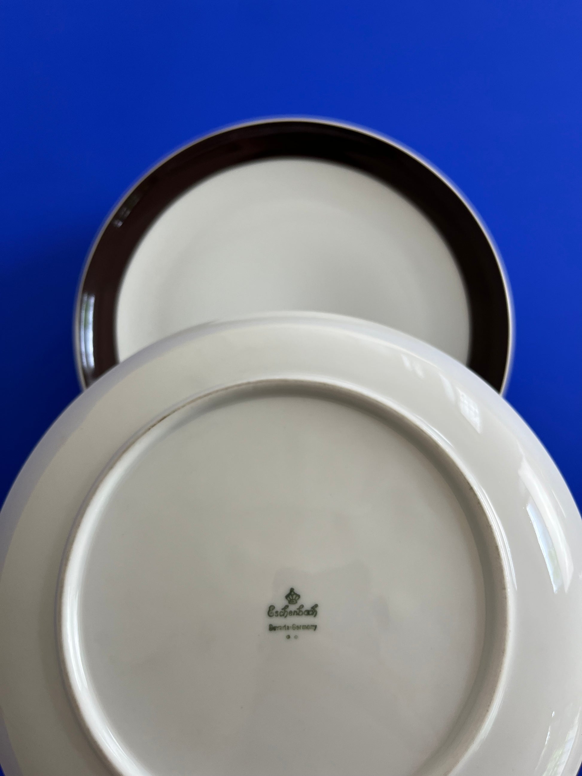 Porzellanservice orange braun von Eschenbach Bavaria