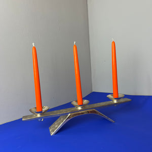 Kerzenständer versilbert von Kurt Radtke für WMF Ikora