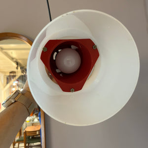 Küchenlampe rot weiß Kunststoff von Philips Holland
