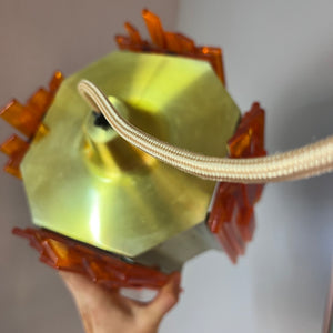 Hängelampe orange von Claus Bolby