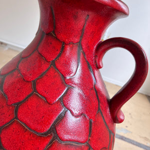 Bodenvase mit Drachenschuppen von Scheurich West Germany