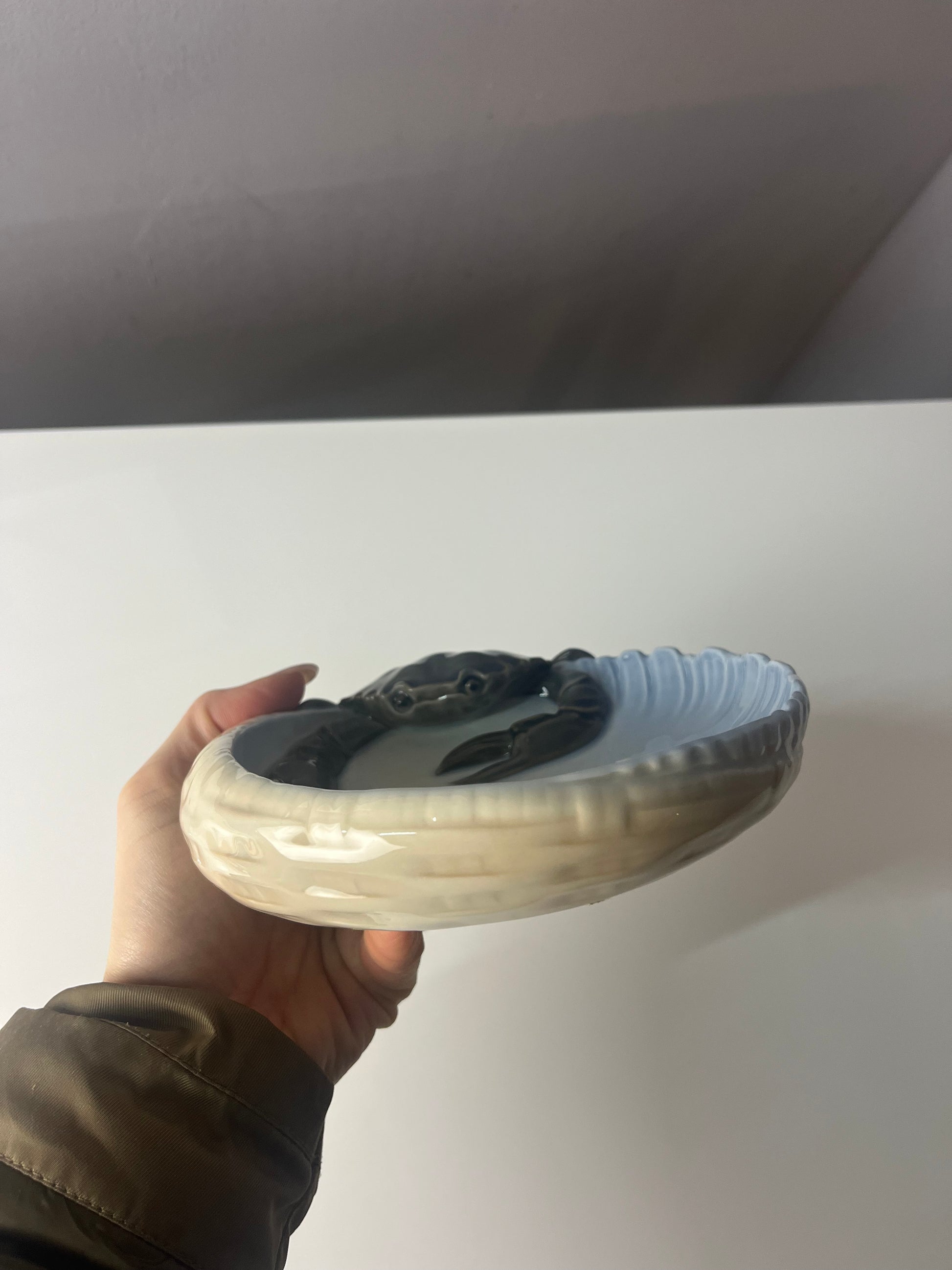 Schale Krebs Typ 3131 von Jørgen Baslov für Royal Copenhagen