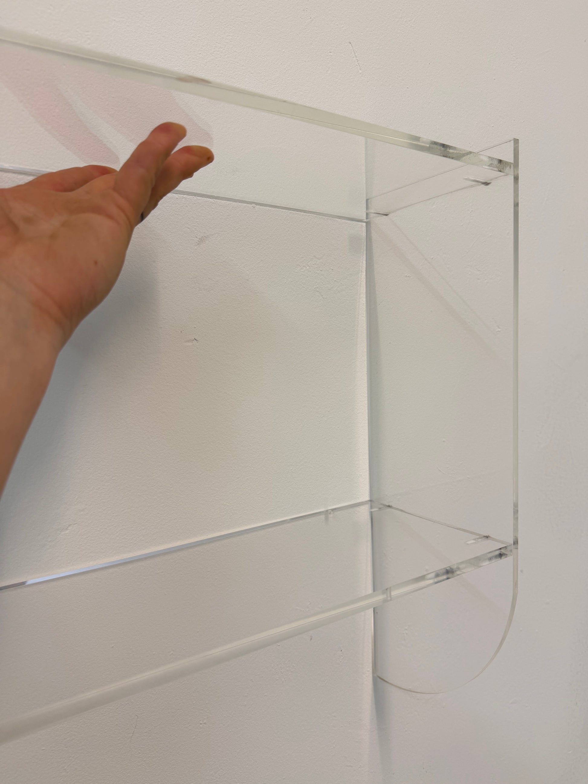 Wandregal transparent Acryl