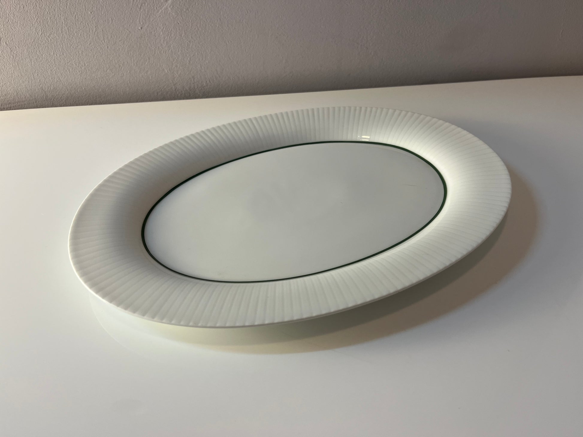 Servierplatte Modulation Secunda grün von Tapio Wirkkala für Rosenthal