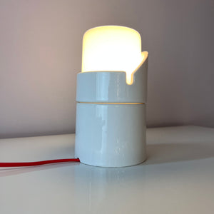 Wand-oder Tischlampe Modell 6050 weiß von Sigvard Bernadotte für Ifö
