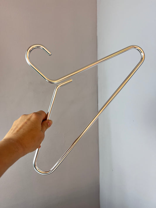 Set: 5x Kleiderbügel Metall 80er