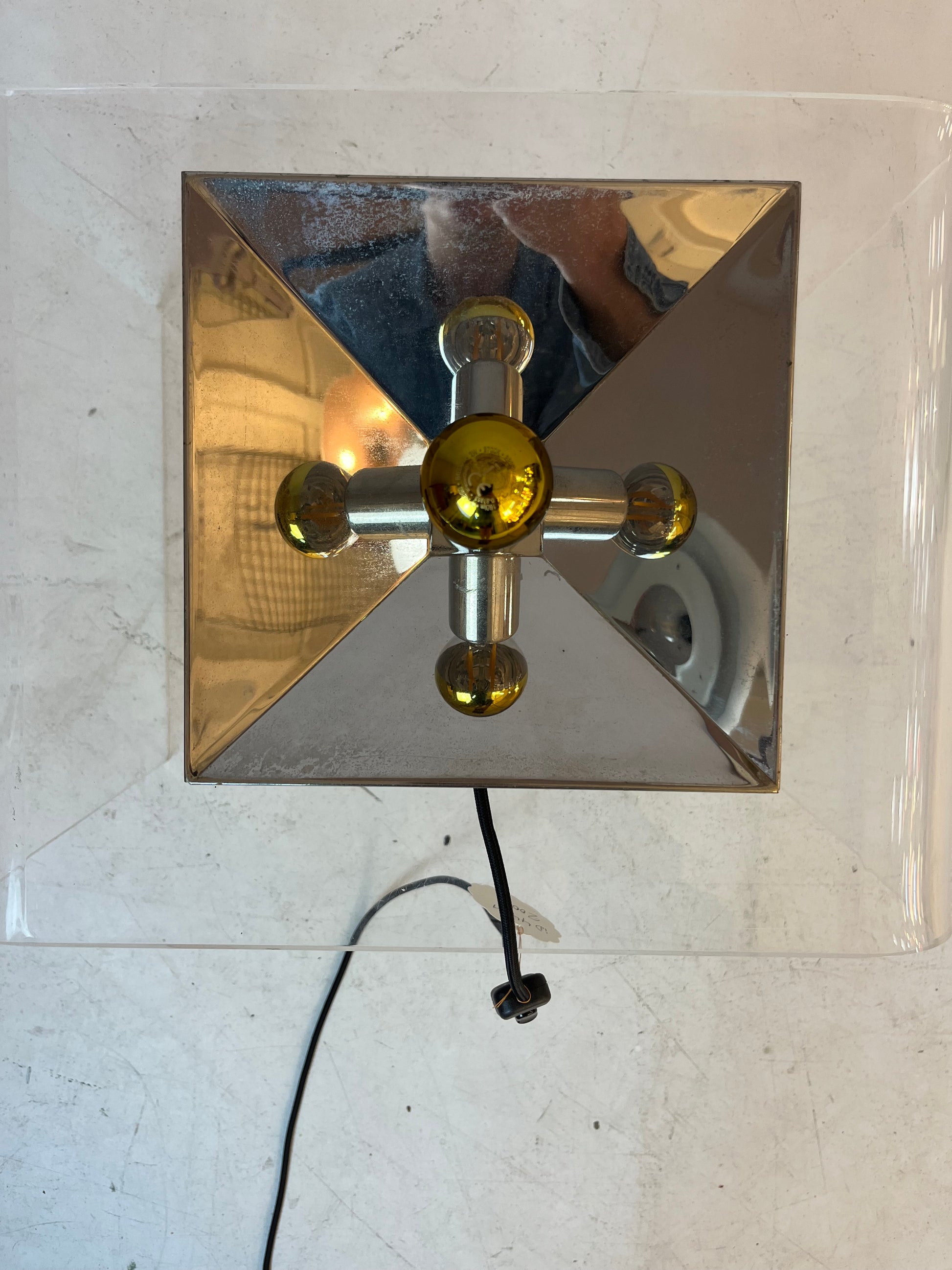 Wandlampe verspiegelt von Harvey Guzzini