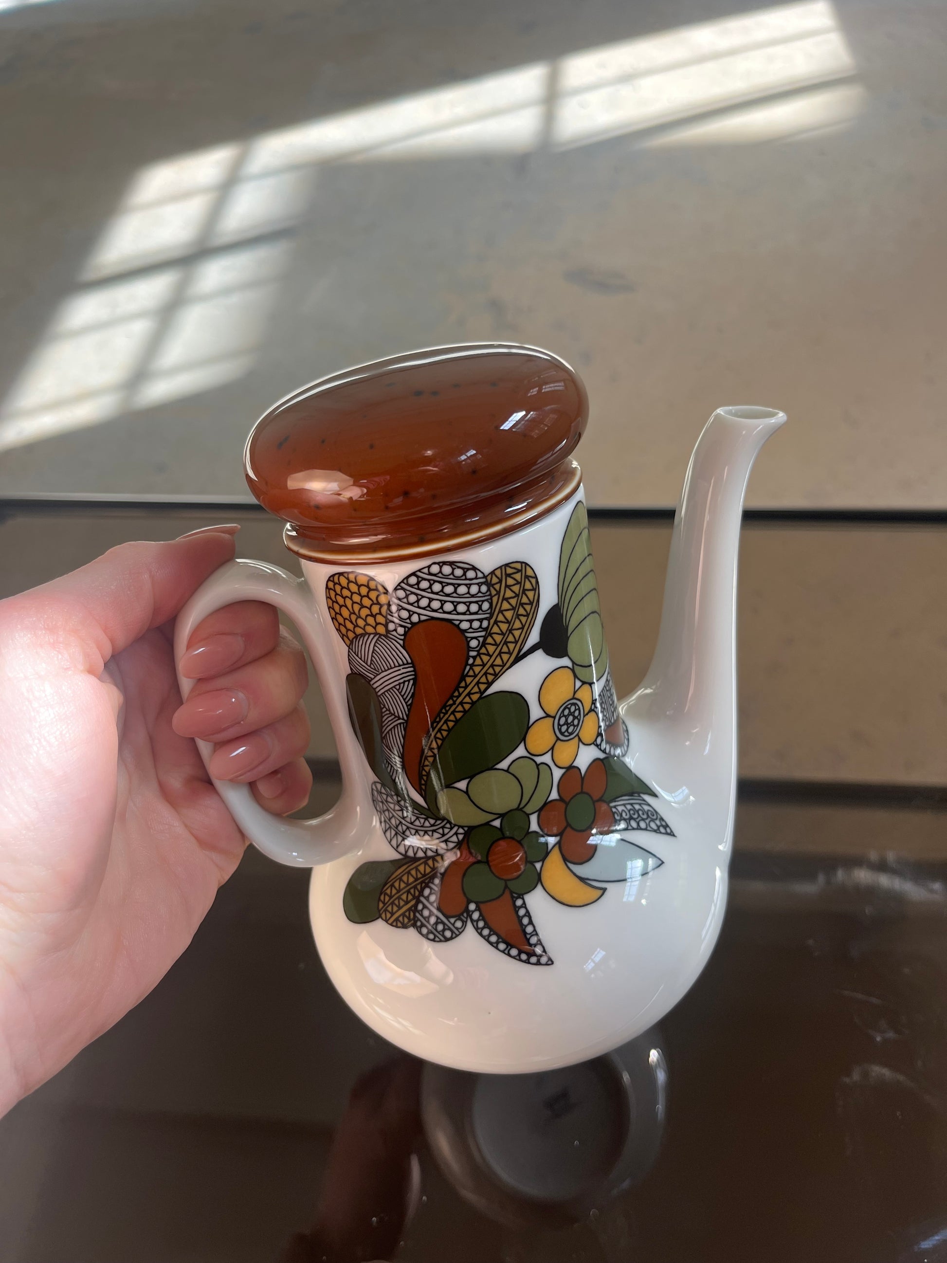 Kaffeekanne klein Kiruna Camargue von Tapio Wirkkala für Thomas