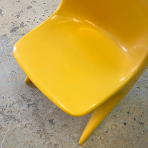 Kinderstuhl Casalino gelb von Alexander Begge für Casala