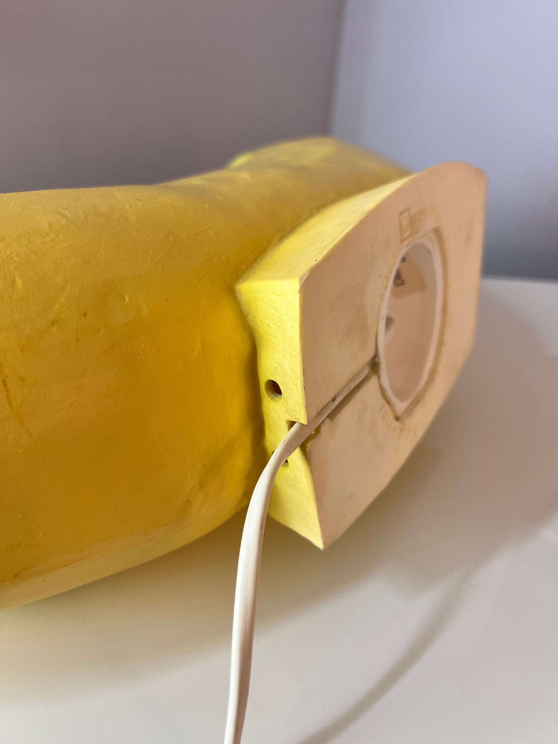 Tischlampe Popart Banane von Heico 70er West Germany
