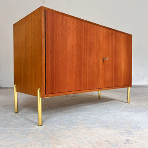 Kommode Teak mit Schranktüren & Schloss von IDEE Möbel