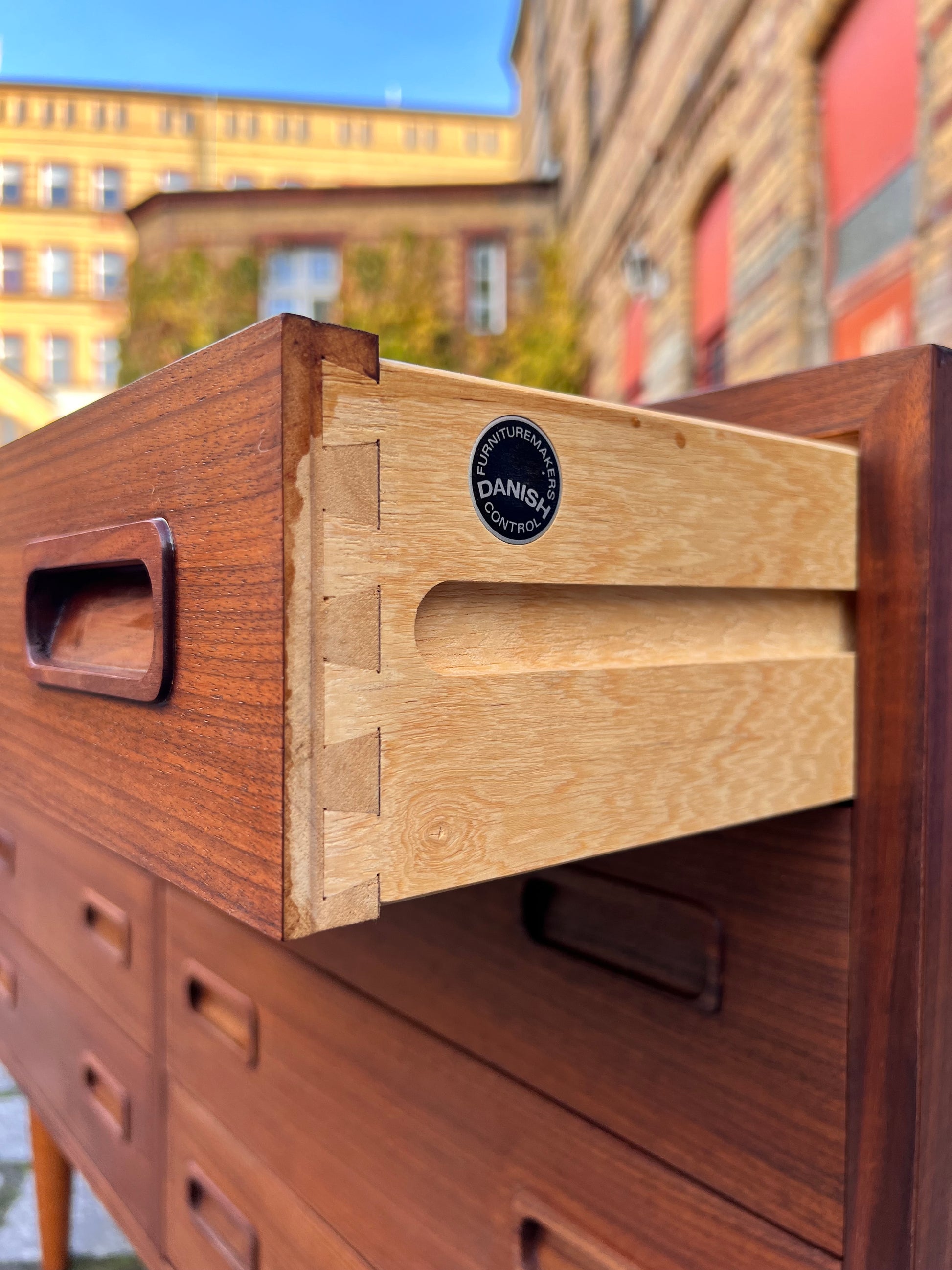 Doppelkommode Nussbaum von Carlo Jensen für Poul Hundevad