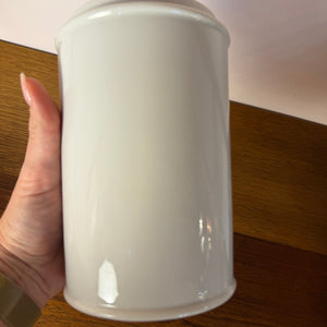 Apothekerdose Ungt. Cereum weiß Porzellan - 1000 ml