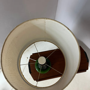 Tischlampe grün Keramik aus Westdeutschland