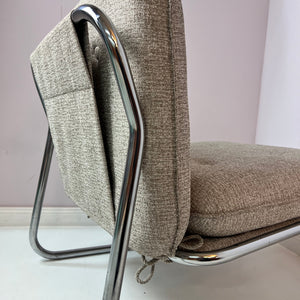 Sessel Halina beige Chrom von Hellerau