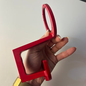 Set: 3x Wandhaken rot
