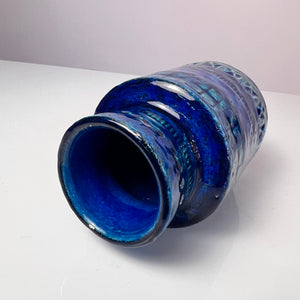 Vase Serie Rimini Blu von Aldo Londi für Bitossi