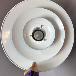 Lamellenlampe schwarz weiß aus Dänemark