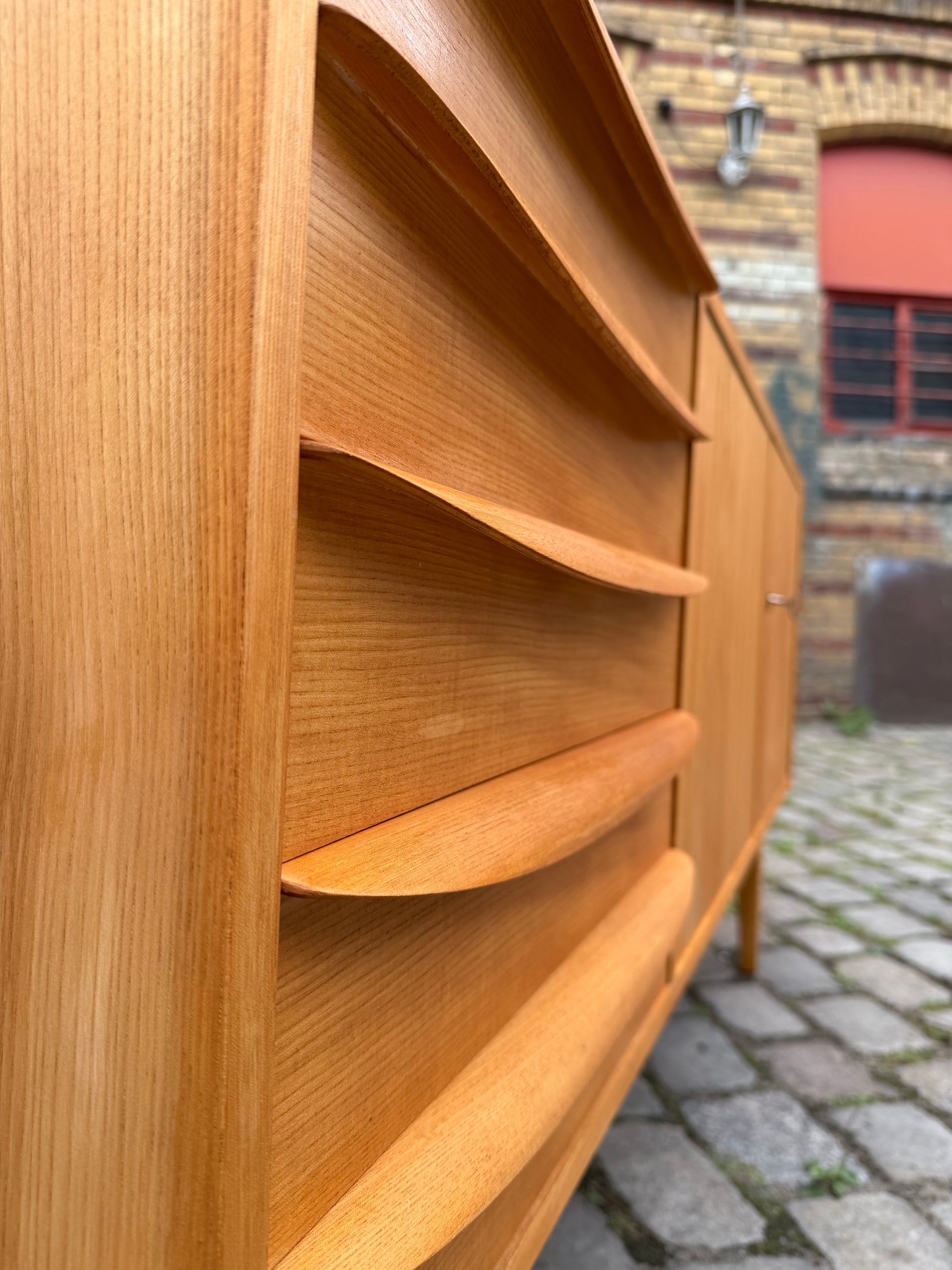 Sideboard Typ 602/K Esche von Franz Ehrlich für Hellerau