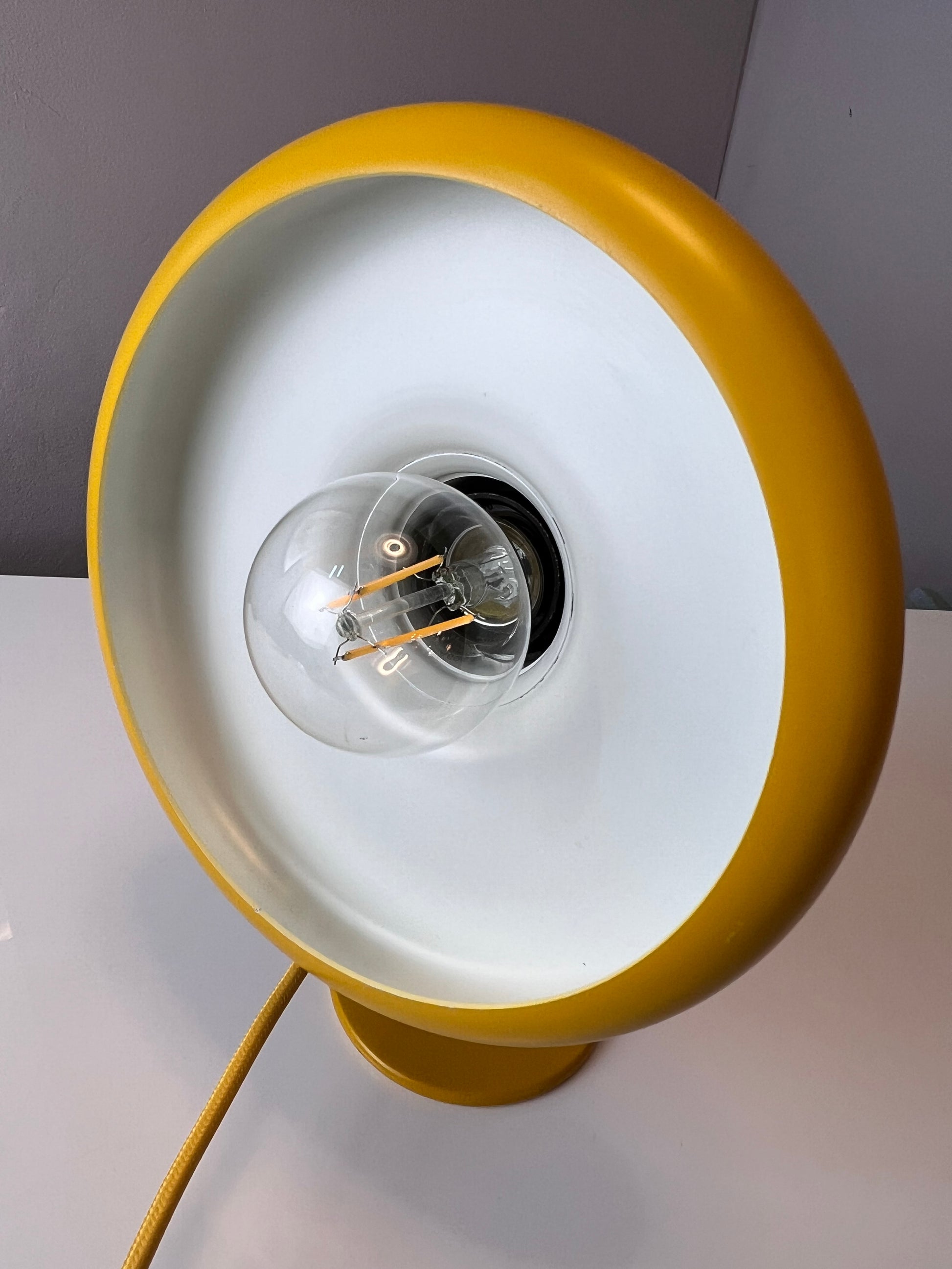 Wandlampe Optima gelb von Hans Due für Fog & Mørup