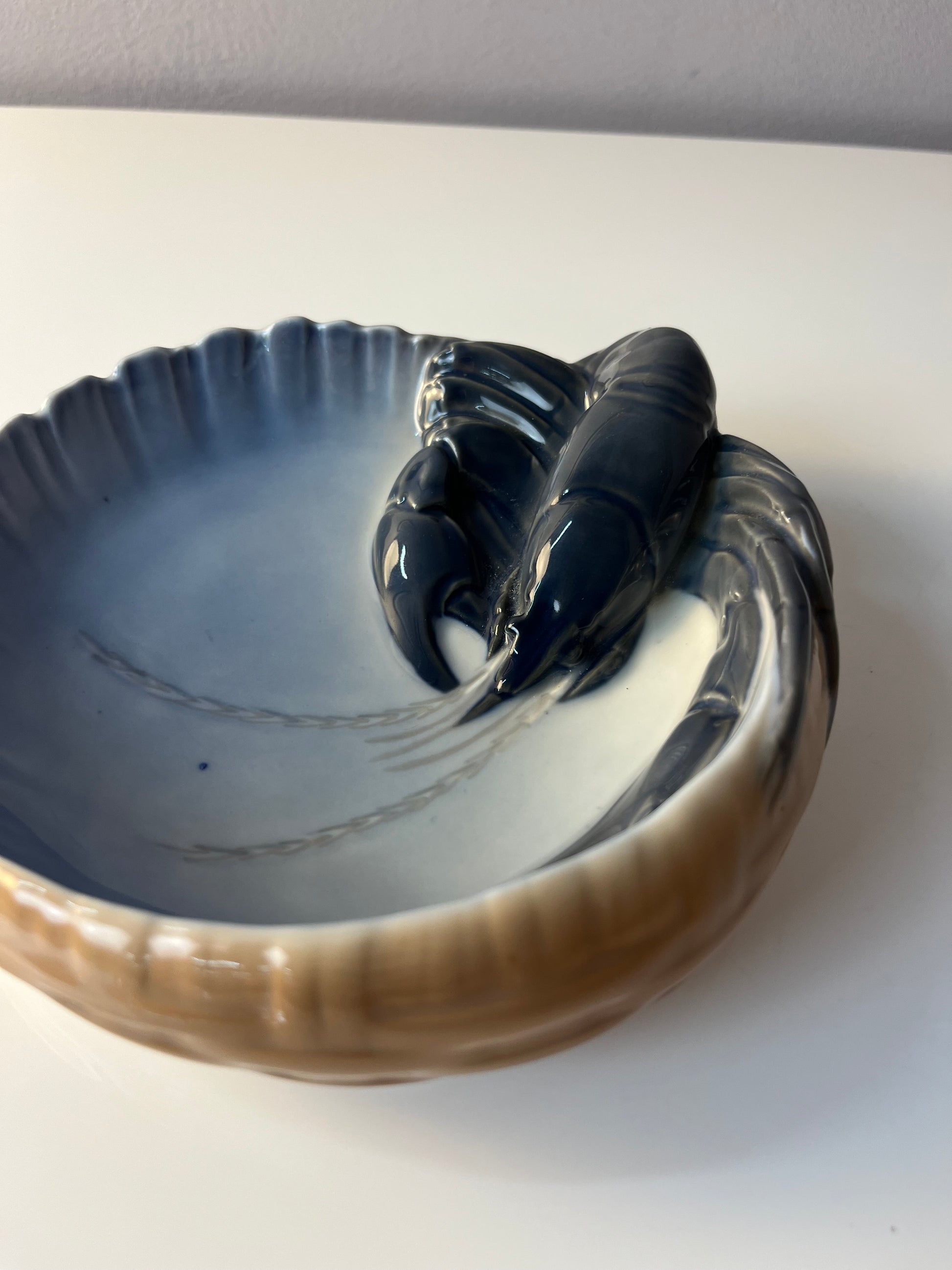 Schale Hummer Typ 3277 ∅ 16,5 cm von Erik Nielsen für Royal Copenhagen