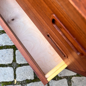 Doppelkommode Nussbaum von Carlo Jensen für Poul Hundevad