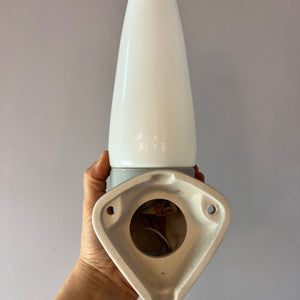 Wandlampe Modell 6035 hellgrau von Sigvard Bernadotte für Ifö