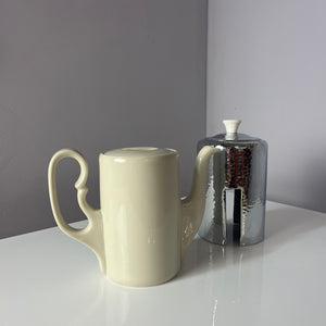 Kaffeekanne mit Warmhalter von J. Kronester Bavaria