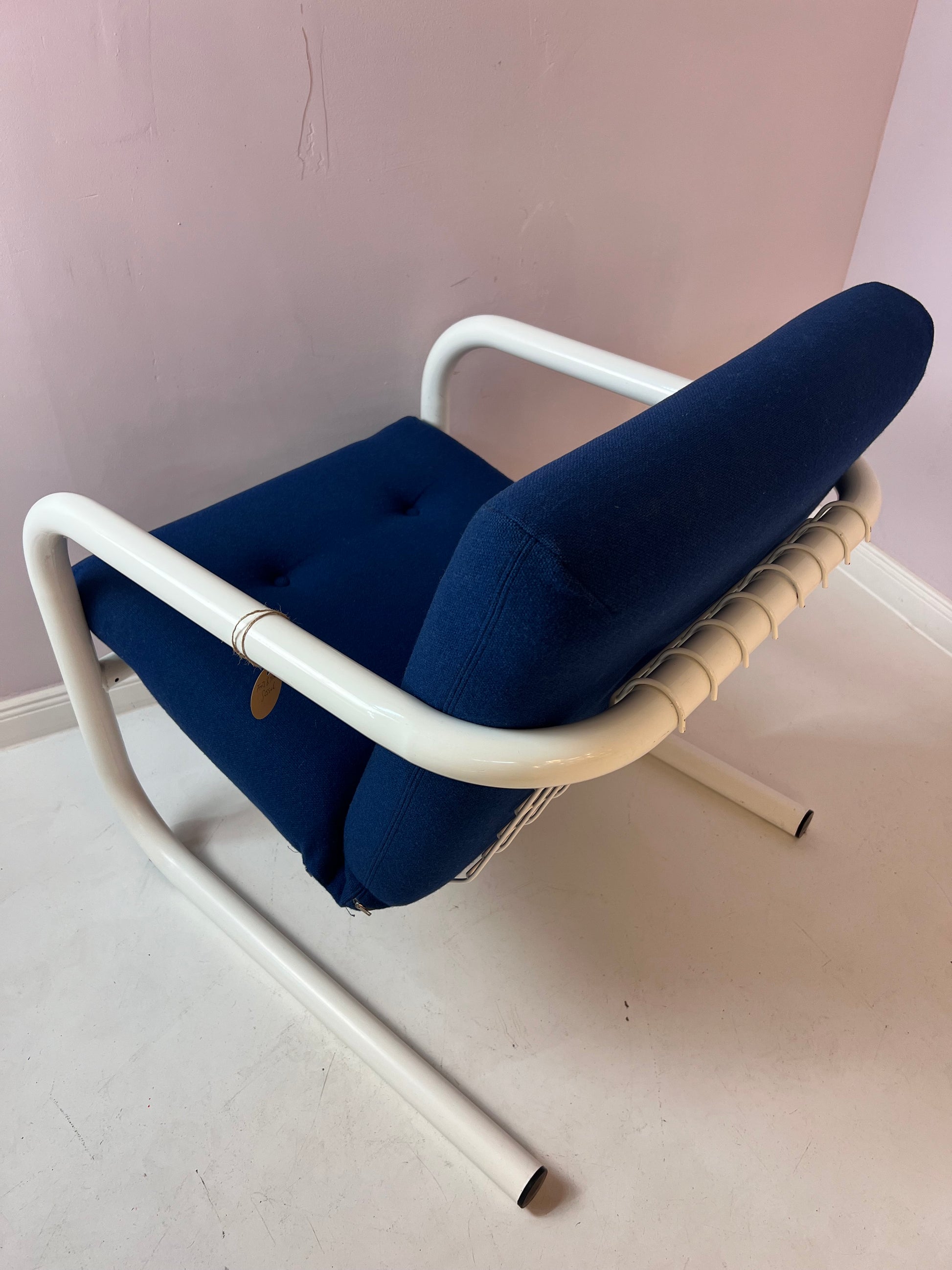 Sessel weiß blau von Friis & Moltke