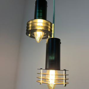 Set: 2x Lamellenlampe schwarz aus Dänemark