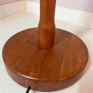 Stehlampe Teak Wildseide aus Dänemark