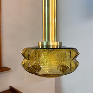 Hängelampe gold Glas von Vitrika