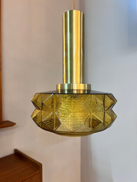 Hängelampe gold Glas von Vitrika