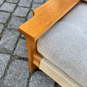 Sessel beige grau Safari Style