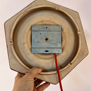 Wandlampe rot Keramik von Hustadt Leuchten