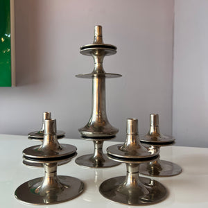 Set: Kerzenständer von Hans Nagel für BMF