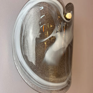 Wandlampe weiß Glas von Per Lütken für Holmegaard