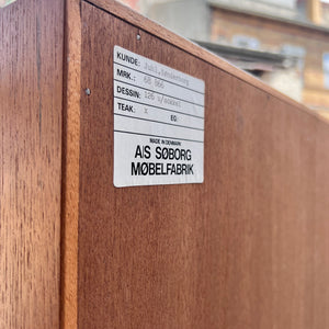 Regal Teak von Børge Mogensen für Søborg Möbelfabrik