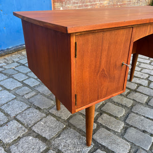 Freistehender Schreibtisch Teak aus Dänemark