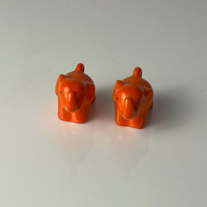 Set: 2x Mini Elefanten orange von Goebel