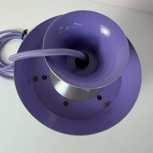 Lamellenlampe Trava silber schwarz lila von Carl Thore für Granhaga
