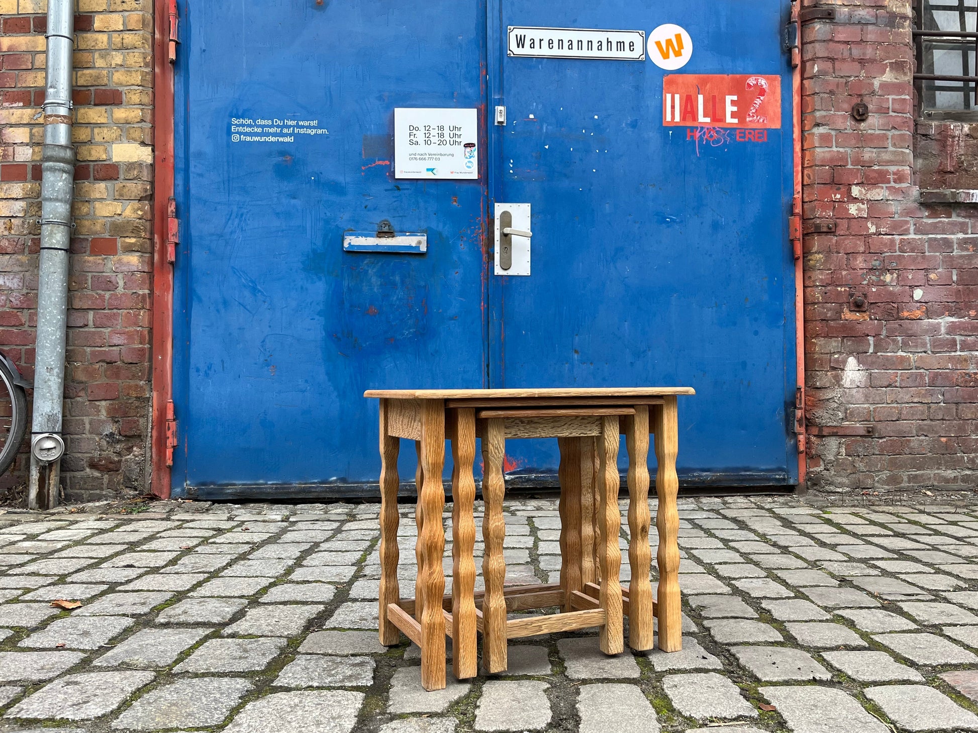Satztische Eiche von Carl Eriksen für Cemo Möbel Odense
